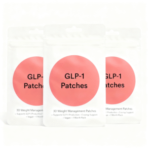 glp 1 patches with l glutamine, chromium, cinnamon, pomegranate and berberine 90 pcs (3 packs) firming skin therapy | ultra comfortable body care for women