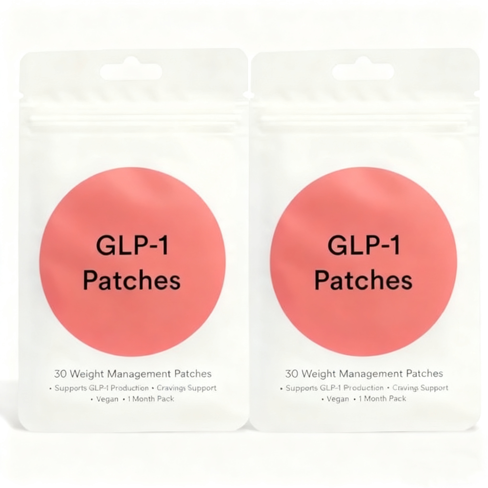 glp 1 patches with l glutamine, chromium, cinnamon, pomegranate and berberine 60 pcs (2 packs) firming skin therapy | ultra comfortable body care for women